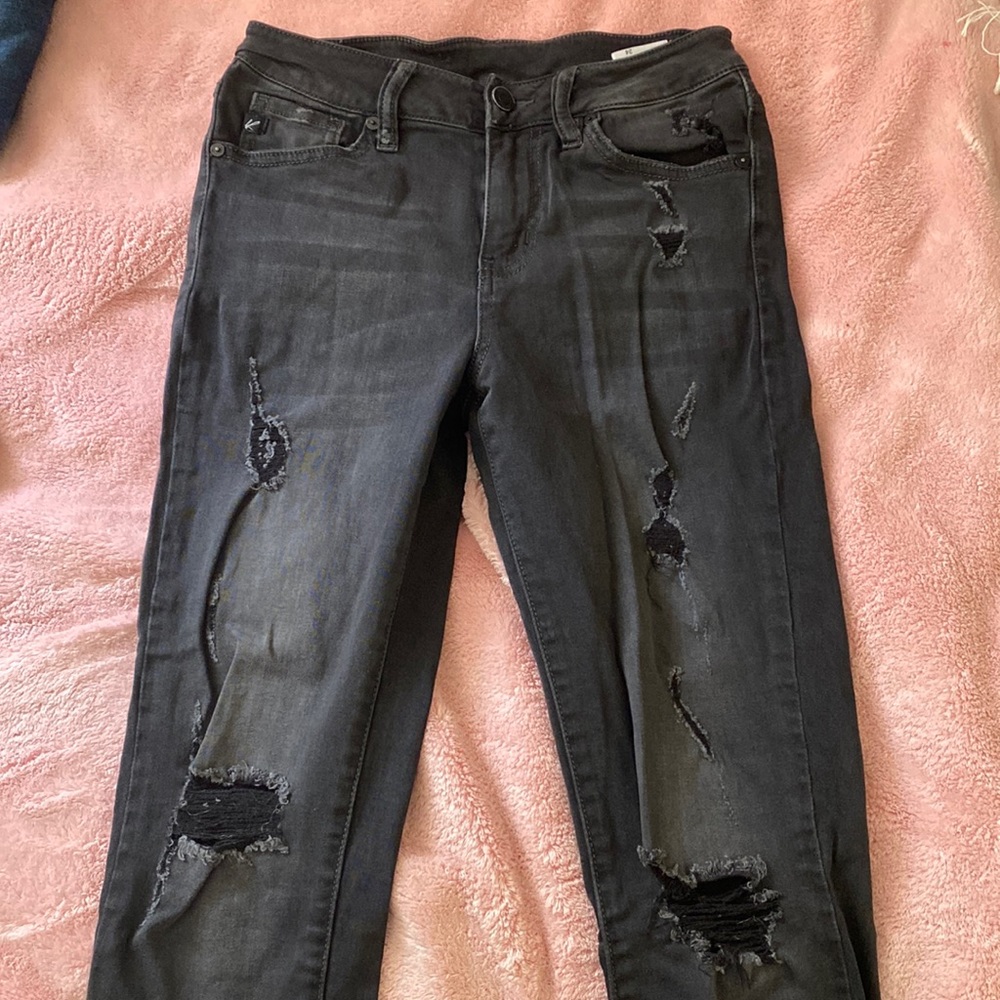 Black kancan jeans